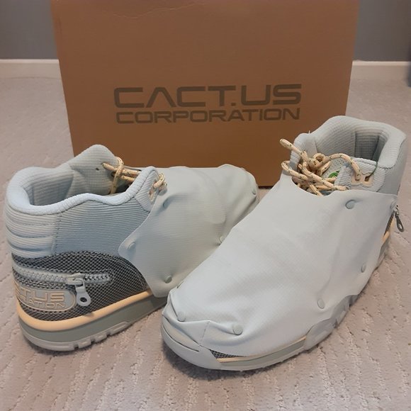 SIZE 11.5 - Travis Scott Nike Air Trainer 1 SP Grey Haze - DR7515-001 - NEW!! - Picture 4 of 9